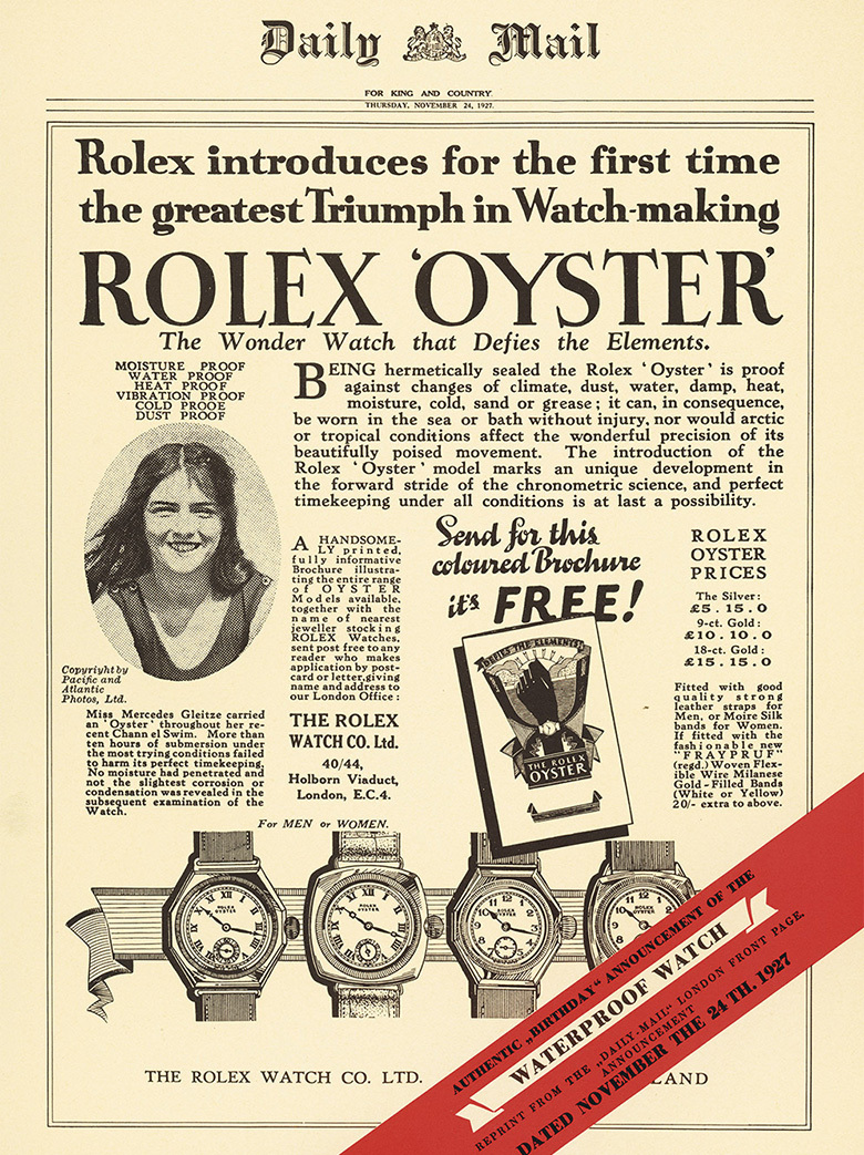 Rolex Oyster Story – Hannibal Watches